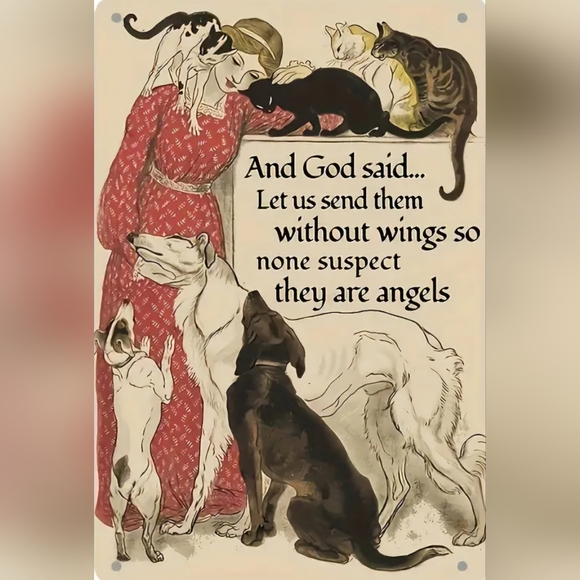 Animals Decorative Aluminum Sign - Picture 1 of 4